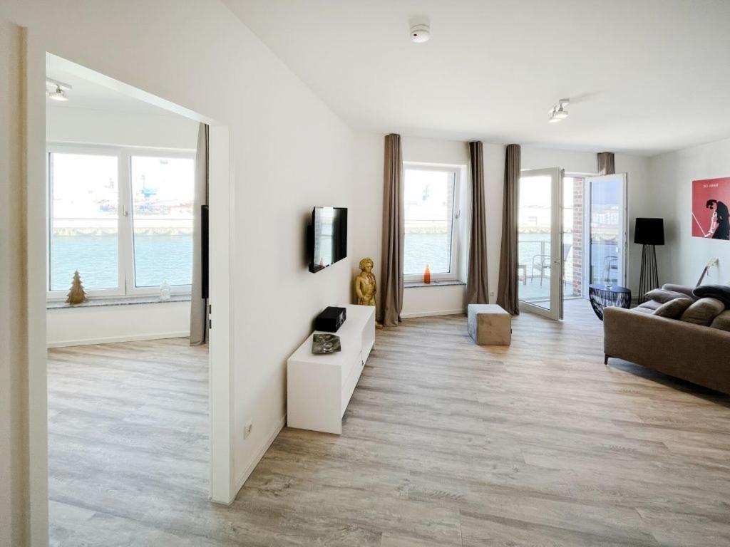 Hafenspitze App 02 Apartment Wismar Bagian luar foto